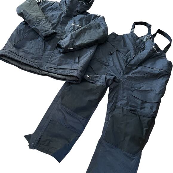 Simms Insulted Fishing Coat & Bibs, men’s XXL - Picture 1 of 12